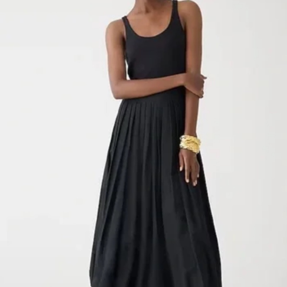 J Crew MIDI Black Dress
